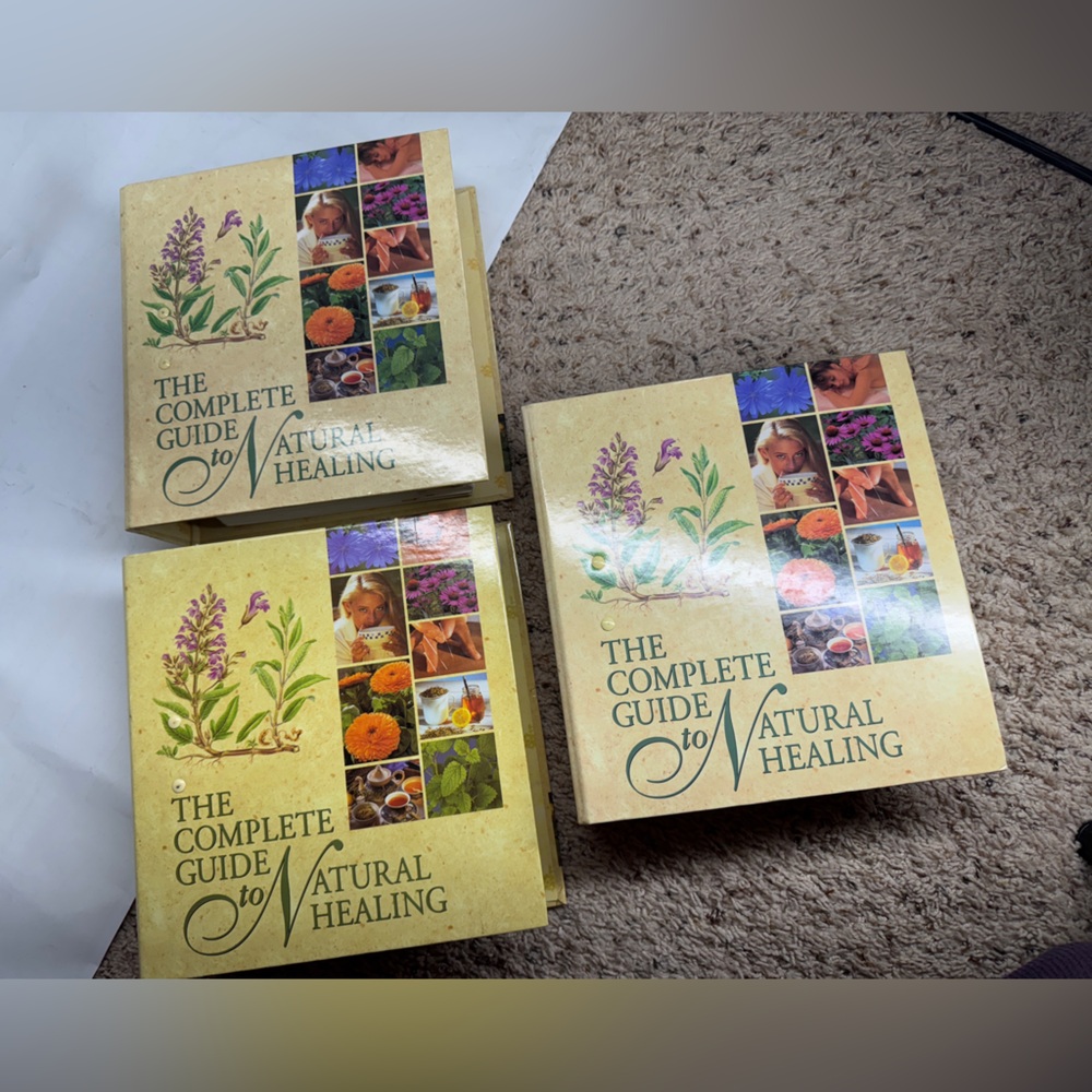 The Complete Guide to Natural Healing Books 3-Ring Binders